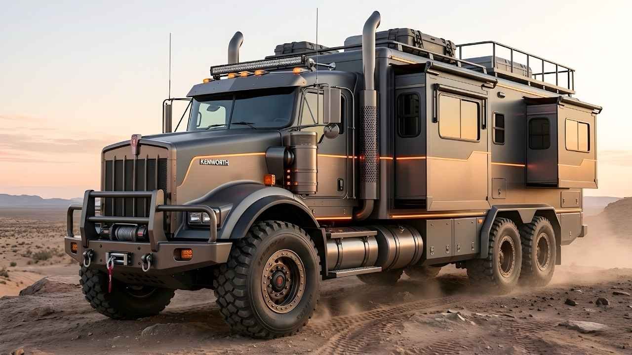 2026 Kenworth 6x6 Motorhome, Kenworth Luxury RV 2026, Kenworth Expedition Vehicle, 6x6 Off-Road Motorhome USA, Kenworth T880 Motorhome Conversion, Luxury Fortress on Wheels 2026, Best Off-Grid Motorhomes 2026, Kenworth 6x6 RV Price and Specs, Extreme Off-Road RV 2026, Military-Grade Luxury Camper, 6-Wheel Drive Motorhome Features, Kenworth RV with Starlink Integration, Solar Powered Expedition Truck 2026, Kenworth Motorhome Hybrid Engine Options, All-Terrain Luxury RV Interiors, Most expensive Kenworth motorhome 2026, Kenworth 6x6 motorhome vs EarthRoamer, Luxury expedition trucks for off-grid living, Kenworth 6x6 RV interior tour 2026, How much does a 2026 Kenworth 6x6 RV cost?, Overlanding Gear 2026, Heavy-duty diesel RVs, Luxury Boondocking Vehicles, Global Expedition Vehicles Kenworth, Self-sufficient luxury campers