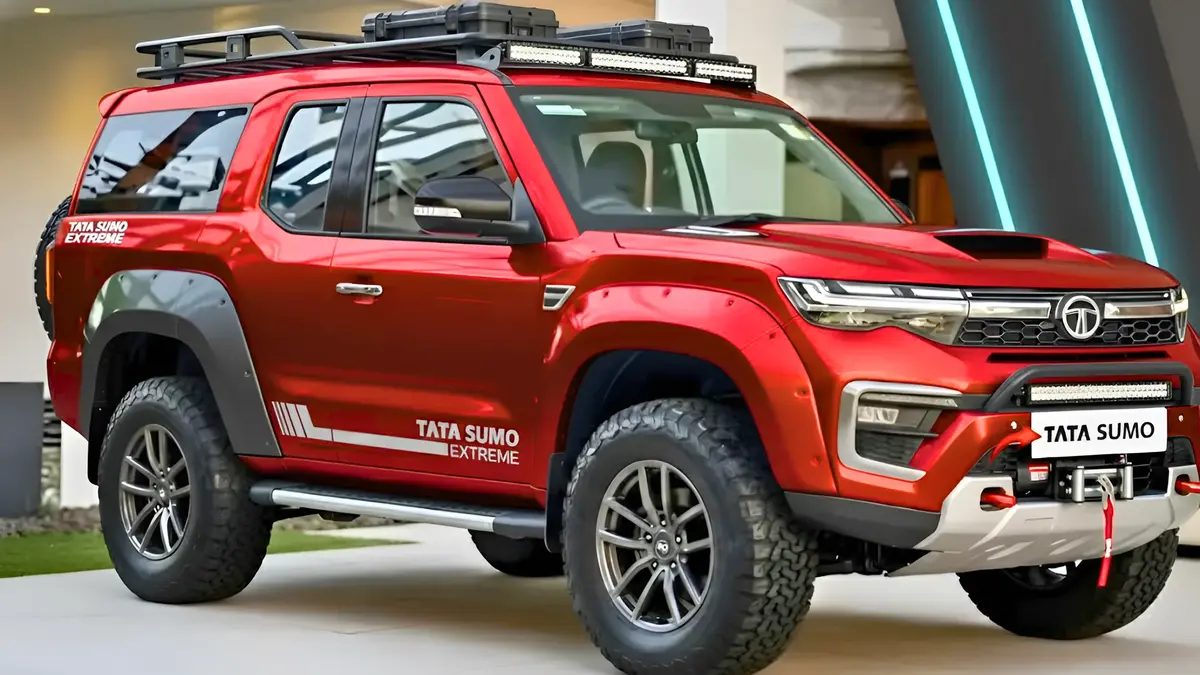 Tata Sumo 2026 Launched: 45km/l Mileage, Redesigned 7-Seater & Advanced Safety Features